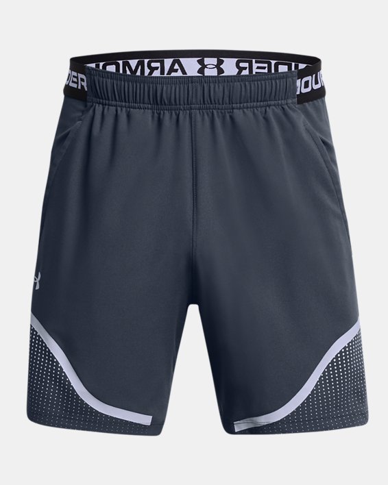 Shorts UA Vanish Woven 15 cm (6 in) Graphic para hombre, Gray, pdpMainDesktop image number 4